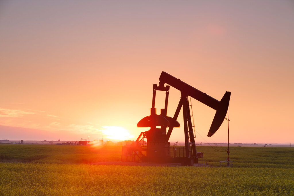 Pump Jack at Sunset